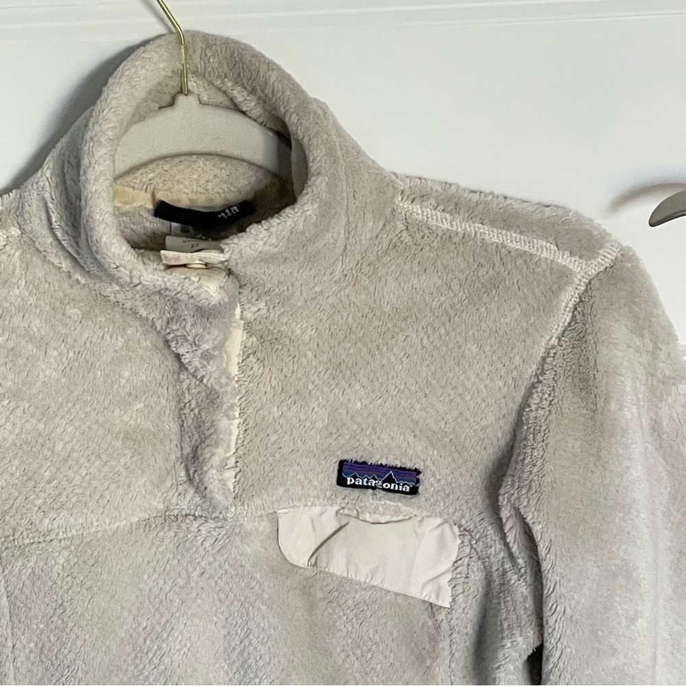Patagonia woman’s re-tool snap-t Pullover fuzzy fleece 47581 - Picture 3 of 15